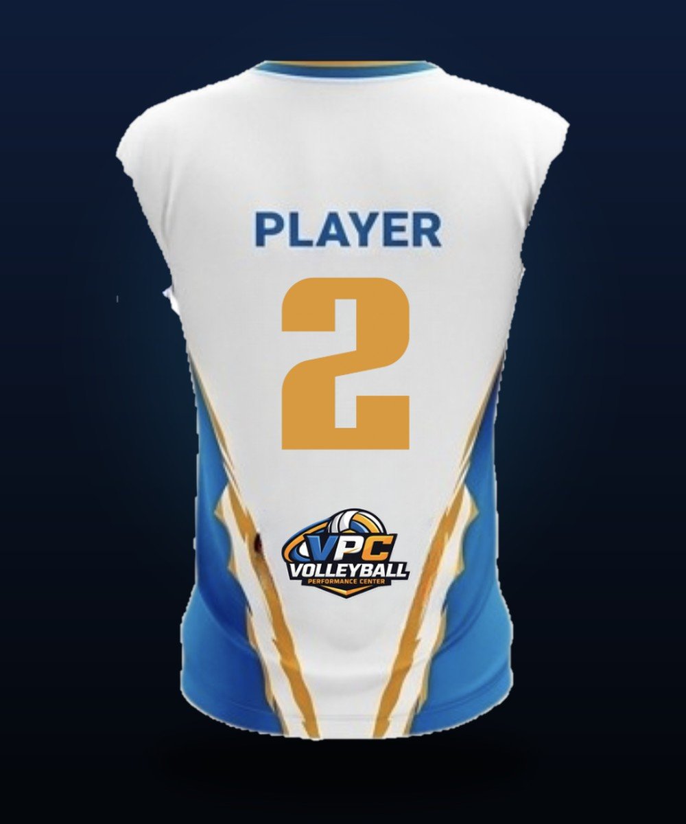 Camisa Thunders Femenino Blanco, vista trasera